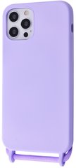 Чехол с ремешком STR Lanyard Case (TPU) iPhone 12 mini - Yellow, цена | Фото
