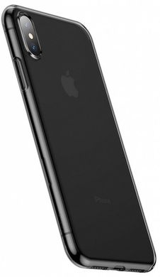 Чехол Baseus Simplicity Series Case for iPhone X/Xs - Transparent Black (ARAPIPH58-B01), цена | Фото