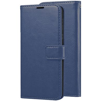 Чохол (книжка) Wallet Glossy із візитницею для Samsung Galaxy A10 (A105F) - Синій, ціна | Фото