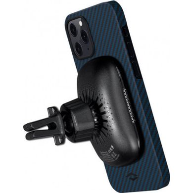 Чехол Pitaka MagEZ Case Twill Black/Blue for iPhone 12 Pro Max (KI1208PM), цена | Фото
