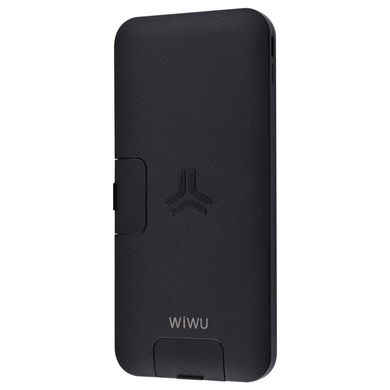 Портативний акумулятор із бездротовою зарядкою WIWU W3 PD 10000 mAh - Black, ціна | Фото