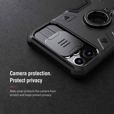 Противоударный чехол Nillkin CamShield Armor (шторка на камеру) для iPhone 11 Pro - Black, цена | Фото
