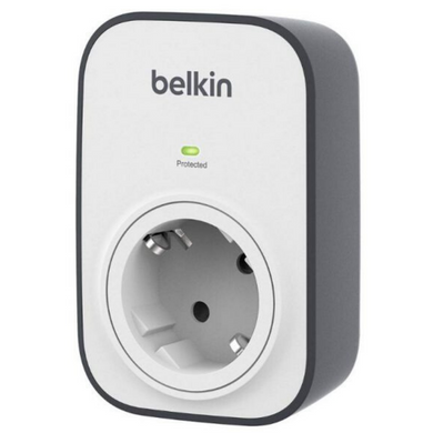 Сетевой фильтр Belkin c защитой от перенапряжения 1 роз., 306 Дж, UL 500 В, цена | Фото