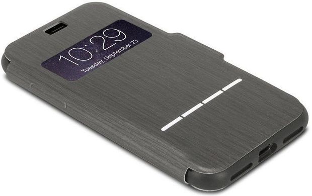 Чехол Moshi Sensecover Touch Sensitive Flip Case Charcoal Black for iPhone 8 Plus/7 Plus (99MO072009), цена | Фото