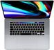 Накладка на клавіатуру STR для MacBook Pro 13 (2020) / Pro 16 (2019) - Чорна EU (з російськими літерами), ціна | Фото 2