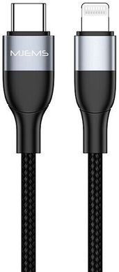 Кабель MJEMS M2 Type-C to Lightning Fast Charging Cable 1.2m (MFI Certificate) - Black (US-SJ330), ціна | Фото