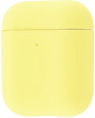 Чехол STR Silicone Case Slim for AirPods 1/2 (yellow), цена | Фото