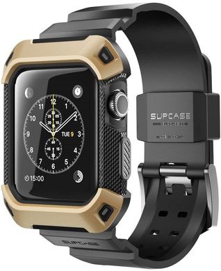Ремінець SUPCASE for Apple Watch Series 4 (44 mm) [Unicorn Beetle Pro] - Black, ціна | Фото