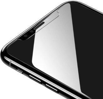 Защитное стекло анти-шпион Baseus 0.3mm Full-glass Anti-peeping Tempered Glass Film for iPhone X/Xs/11 Pro Transparent (SGAPIPHX-LK02), цена | Фото