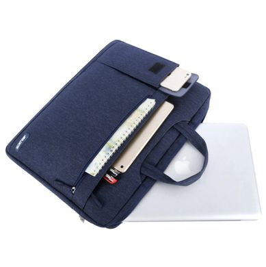Тканевая сумка для ноутбука Mosiso Shoulder Bag for MacBook 13-14 inch - Wine Red, цена | Фото