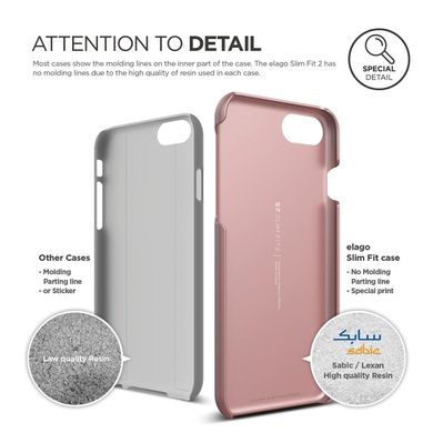 Elago Slim Fit 2 Case Rose Gold for iPhone SE2/8/7 (ES7SM2-RGD-RT), цена | Фото