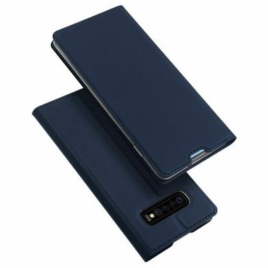 Чехол-книжка Dux Ducis с карманом для визиток для Samsung Galaxy S10 - Синий, цена | Фото