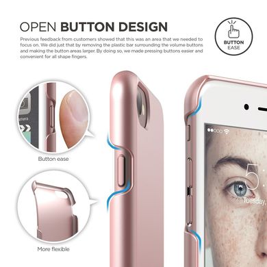 Elago Slim Fit 2 Case Rose Gold for iPhone 8/7/SE (2020) (ES7SM2-RGD-RT), ціна | Фото
