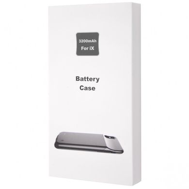 Чохол-акумулятор MIC (3200 mAh) для iPhone X/XS - Black, ціна | Фото
