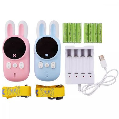 Дитячий набір рацій MIC Walkie-Talkie with charging station - Blue/Pink, ціна | Фото