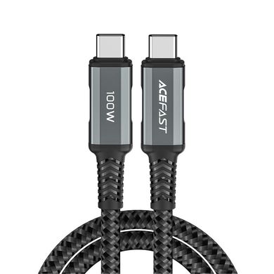 Кабель Acefast C4-03 USB-C to USB-C 100W (2m) - Black, ціна | Фото