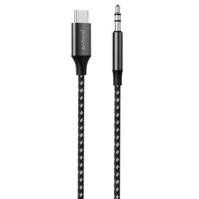 Кабель AUX Proove SoundMesh Lightning to 3.5mm (1m) - Gray, ціна | Фото