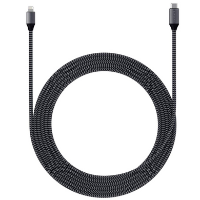 Кабель Satechi USB-C to Lightning Cable Space Gray (1.8 m) (ST-TCL18M), цена | Фото