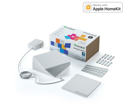 Умная система освещения Nanoleaf Canvas Smarter Kit Apple Homekit - 9 шт., цена | Фото