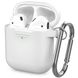 Чехол с карабином для Apple AirPods MIC Silicone Case with Carabiner for Apple AirPods - White, цена | Фото 1