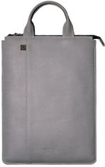 Кожаный чехол ручной работы INCARNE ATLANTA для MacBook Air 13 (2018-2020) | Pro 13 (2016-2022) - Серый, цена | Фото