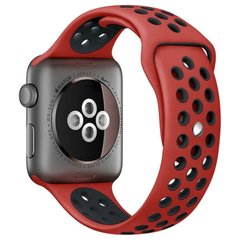 Силиконовый ремешок STR Nike Sport Band for Apple Watch 38/40/41 mm (Series SE/7/6/5/4/3/2/1) - Barely Rose/Pearl Pink, цена | Фото