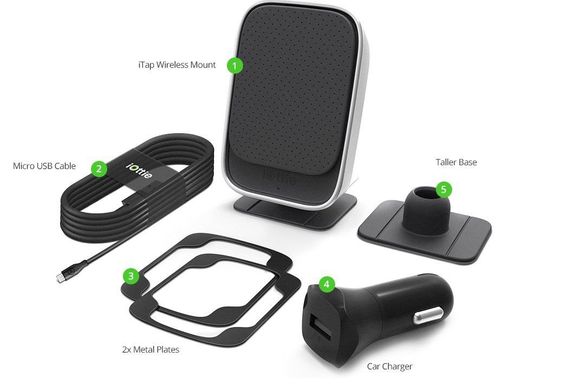 Беспроводное зарядное устройство IOttie iTap Wireless Fast Charging Magnetic Smartphone Mount (HLCRIO133), цена | Фото