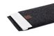 Повстяний чехол-конверт Gmakin для MacBook Pro Retina 15 (2012-2015) / Pro 15 (2016-2019) / Pro 16 (2019) / Pro 16 (2021) M1 - темно-серый (GM17-15), ціна | Фото 3