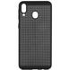 Ультратонкий дышащий чехол Grid case для Samsung Galaxy M20 - Черный, цена | Фото 1