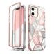 Противоударный чехол с защитным стеклом i-Blason [Cosmo Series] Case for iPhone 12 / 12 Pro 6.1 - Marble, цена | Фото 1