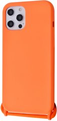 Чехол с ремешком MIC Lanyard Case (TPU) iPhone 12 mini - Yellow, цена | Фото