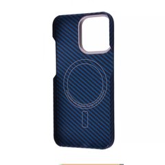 Чехол WAVE Premium Carbon Slim with MagSafe iPhone 13 Pro - Blue, цена | Фото