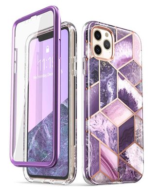 Чехол i-Blason Cosmo Series Clear Case for iPhone 11 Pro - Purple (IBL-IPH11P-COS-P), цена | Фото