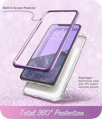 Чохол i-Blason Cosmo Series Clear Case for iPhone 11 Pro - Purple (IBL-IPH11P-COS-P), ціна | Фото