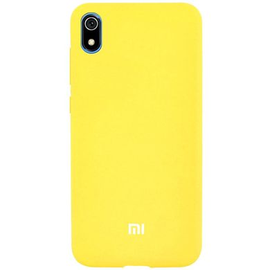 Чохол Silicone Cover Full Protective (A) для Xiaomi Redmi 7A - Жовтий / Yellow, ціна | Фото