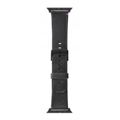 Шкіряний ремінець Decoded for Apple Watch 42mm Leather Strap - Black (D5AW42SP1BK), ціна | Фото