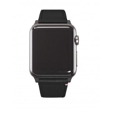 Шкіряний ремінець Decoded for Apple Watch 42mm Leather Strap - Black (D5AW42SP1BK), ціна | Фото
