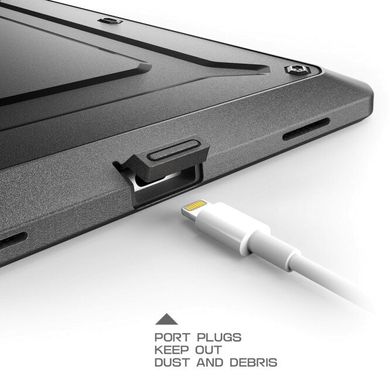 Противоударный чехол с защитой экрана SUPCASE UB Pro Full Body Rugged Case for iPad 9.7 (2017/2018) - Black, цена | Фото