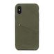 Чохол Decoded Leather Back Cover for iPhone X - Olive (D7IPOXBC3ON), ціна | Фото 1