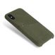 Чохол Decoded Leather Back Cover for iPhone X - Olive (D7IPOXBC3ON), ціна | Фото 6