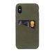 Чехол Decoded Leather Back Cover for iPhone X - Olive (D7IPOXBC3ON), цена | Фото 5