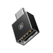Адаптер Baseus Exquisite Type-C Male to USB Female Adapter Converter 2.4A Black, ціна | Фото 3