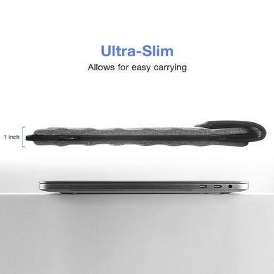 Чохол tomtoc EVA Hard Case for MacBook Pro 13 Touch Bar (2016-2020) - Gray (A24-C02G01), ціна | Фото