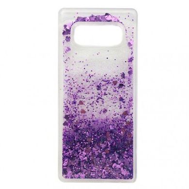 TPU чехол Liquid hearts для Samsung Galaxy S10 - Фиолетовый, цена | Фото