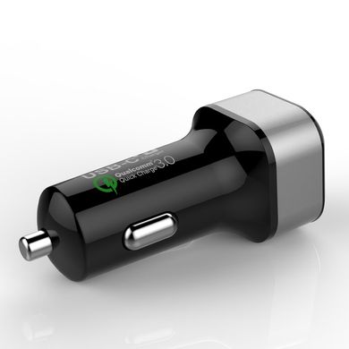 Автомобильное зарядное устройство JINYA Type-C PD/QC 3.0 Car Charger (USB-C/USB-A Quick Charge Ports) 42W Max - Black (JA5008), цена | Фото