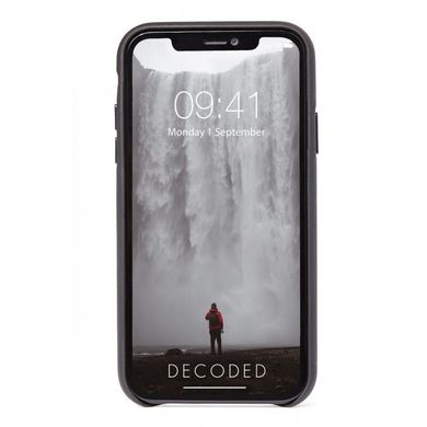 Кожаный чехол-накладка Decoded Back Cover для iPhone 11 Pro Max из итальянской анилиновой кожи, черный (D9IPOXIMBC2BK), цена | Фото