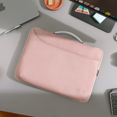 Чехол-сумка tomtoc Defender-A22 Laptop Handbag for MacBook Pro 13 (2016-2022) | Air 13 (2018-2020) | Air 13.6 (2022-2024) M2/М3 - Pink, цена | Фото