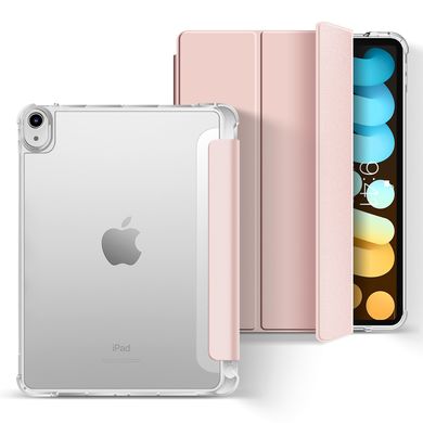 Силиконовый чехол-книжка с держателем для стилуса STR Air Protection Case for iPad Mini 6 (2021) - Pink, цена | Фото