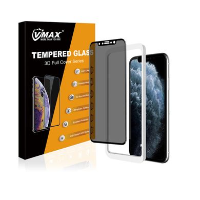 Захисне скло антишпион VMAX 3D Privacy Glass for iPhone 11 Pro Max/Xs Max - Black (VMX-3D-FUGL-11PM), ціна | Фото