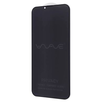 Защитное стекло Анти-шпион WAVE Privacy iPhone 13 Pro Max/14 Plus - Black, цена | Фото